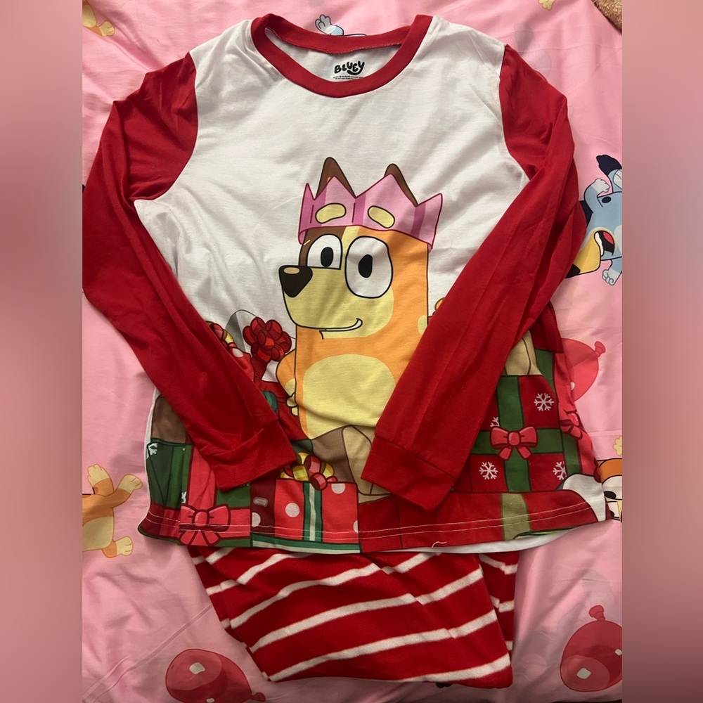 Disney Bluey mom Chili pajama set size M